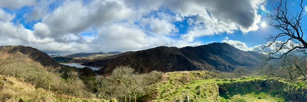 Wide shot for wide open space.